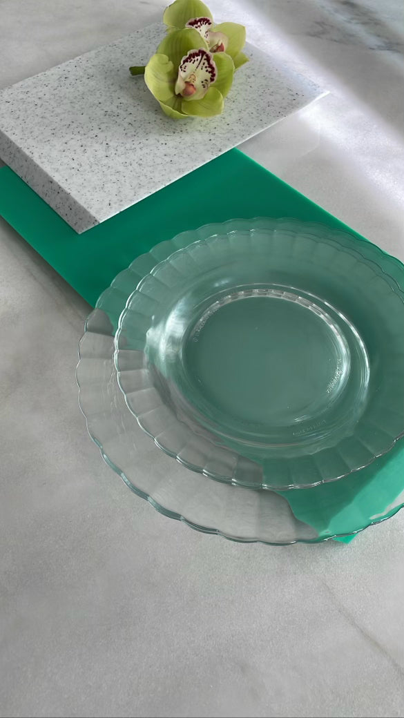 Paris middagstallerken, klar - 26 cm.